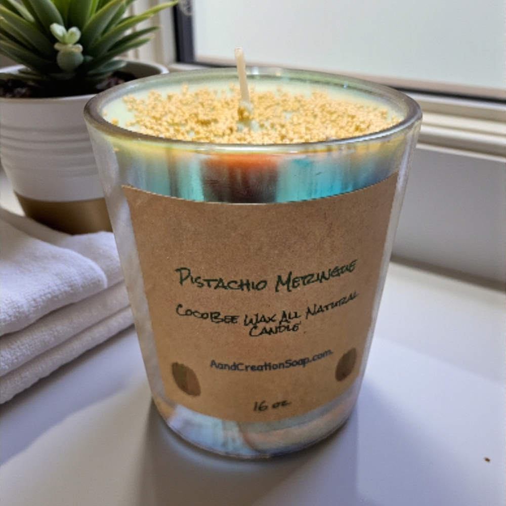 Pistachio Meringue Cocobee Wax Candle